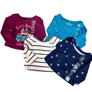 NWT Infant Long Sleeve Shirts (4) - size 3 months